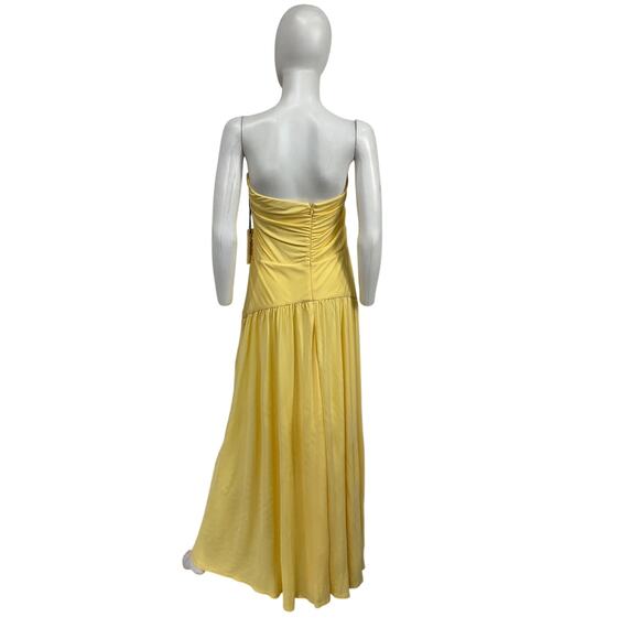 Staud 'Mariana' Yellow Viscose Dress Size XL - NWT - Picture 3 of 5